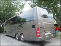 Mercedes Travego Vorführwagen von Bohr aus Deutschland in Stralsund am 10.06.2014