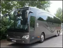 Mercedes Travego Vorführwagen von Bohr aus Deutschland in Stralsund am 10.06.2014