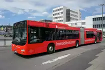 Bus Ulm: MAN Lion's City G von DB ZugBus Regionalverkehr Alb-Bodensee GmbH (RAB), aufgenommen im Juni 2016 am Hauptbahnhof in Ulm.