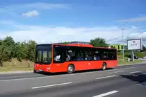 Bus Mainz: MAN Lion's City Ü vom Rhein-Nahe-Bus (Omnibusverkehr Rhein-Nahe / ORN), aufgenommen im Juni 2016 in der Nähe der Haltestelle  Hochschule Mainz  in Mainz.