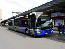 VZO - Mercedes Citaro Nr.123  ZH 361123 unterwegs auf der Linie 813 in Uster am 29.06.2016