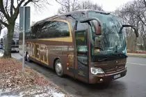 Am 16.01.2016 steht SÖM-DB 159 in der Passenheimer Straße. Aufgenommen wurde ein Mercedes Benz Travego (Busunternehmen Becker).
