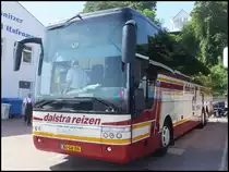 Van Hool T917 von Dalstra Reizen aus den Niederlanden im Stadthafen Sassnitz am 10.06.2014