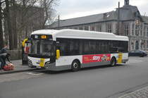 De Lijn Antwerpen VDL Citea 5908 aufgenommen 19.03.2016 am Haltestelle Bist Wilrijk 