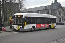 De Lijn Antwerpen VDL Citea 5908 aufgenommen 19.03.2016 am Haltestelle Bist Wilrijk 
