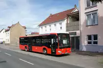 Bus Alzey: Mercedes-Benz Citaro C2 Ü vom Rhein-Nahe-Bus (Omnibusverkehr Rhein-Nahe / ORN), aufgenommen im Juni 2016 am Bahnhof in Alzey.