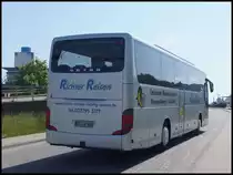 Setra 415 GT-HD von Richter Reisen aus Deutschland im Stadthafen Sassnitz am 10.06.2014