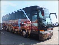 Setra 416 HDH von Gössi aus der Schweiz im Stadthafen Sassnitz am 10.06.2014