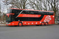 Am 16.01.2016 steht GI-DS 510 in der Passenheimer Straße. Aufgenommen wurde ein Setra S 431 DT (Schwalb Reisen).
