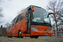 Am 16.01.2016 steht RD-UR 78 in der Jesse-Owens-Allee. Aufgenommen wurde ein Mercedes Benz Travego (Ubben).

