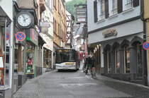 Reichsburg Shuttle Bus Solaris Alpino aufgenommen 01.05.2014 am Oberbachstraße in Cochem