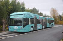 Shuttle Bus  Planckendael Express  Van Hool AG300 aufgenommen 25.10.2015 am Tierpark Planckendael