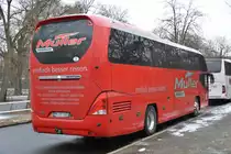 Am 16.01.2016 steht HN-AR 1800 in der Jesse-Owens-Allee. Aufgenommen wurde ein Neoplan Cityliner (Müller - Reisen).
