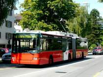 VB Biel - NAW-Hess Swisstrolleybus Nr.83 unterwegs auf der Linie 4 am 11.07.2008