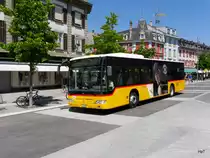 Postauto - Mercedes Citaro JU 61305 unterwegs in Delemont am 09.07.2016