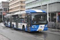 Van Hool AG300 4641 von GVU Utrecht aufgenommen 09.03.2013 am Bahnhof Utrecht Centraal