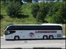 Neoplan Cityliner von Schumacher aus Deutschland im Stadthafen Sassnitz am 14.06.2014