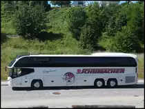 Neoplan Cityliner von Schumacher aus Deutschland im Stadthafen Sassnitz am 14.06.2014