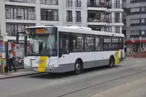 VDL-Jonckheere von De Lijn West-Vlaanderen, aufgenommen 17.07.2015 am Bahnhof Blankenberge 
