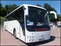 Temsa Safari HD von Leipold aus Deutschland im Stadthafen Sassnitz am 14.06.2014