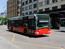 VB Biel - Mercedes Citaro  Nr.125  BE  560125 unterwegs auf der Linie 6 in der Stadt Biel am 10.07.2016