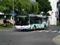 MAN Niederflurbus 3. Generation (Lion's City) auf der Linie 670 nach Remscheid Clarenbach an der Haltestelle Remscheid Friedrich-Ebert-Platz.(15.7.2016) 
