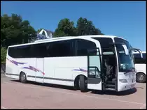Mercedes Travego von ??? aus Deutschland im Stadthafen Sassnitz am 14.06.2014