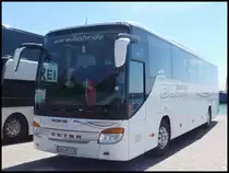 Setra 416 GT-HD von Bohr aus Deutschland im Stadthafen Sassnitz am 15.06.2014