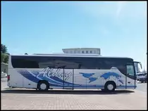 Setra 415 GT-HD von Aldag-Reisen aus Deutschland im Stadthafen Sassnitz am 15.06.2014