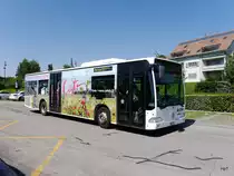tpn - Mercedes Citaro  VD  558011 als Bahnersatz für die NStCM unterwegs bei Trélex am 10.07.2016
