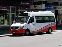 asm Oberaargau - Mercedes Sprinter  Nr.16  BE  721706 zu Besuch in der Stadt Biel am 10.07.2016