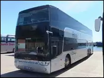 Van Hool TX27 von Reise-Allianz/Meyering aus Deutschland im Stadthafen Sassnitz am 15.06.2014