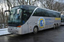 Am 20.01.2016 steht PE-MU 614 in der Jesse-Owens-Allee in Berlin. Aufgenommen wurde ein Setra S 416 HDH (Mundstock Reisen GmbH).
