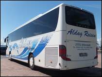 Setra 415 GT-HD von Aldag-Reisen aus Deutschland im Stadthafen Sassnitz am 15.06.2014