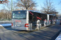 Am 22.01.2016 fährt M-AN 4056 auf der Linie TXL zum S+U-Bahnhof Alexanderplatz. Aufgenommen wurde ein MAN Lion's City GL / Saatwinkler Damm.
