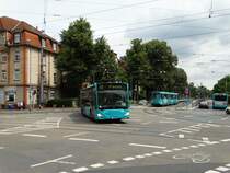 VGF/ICB (In der City Bus) Mercedes Benz Citaro 2 G 415 als SEV auf der Linie U5 am 27.07.16 in Frankfurt am Main