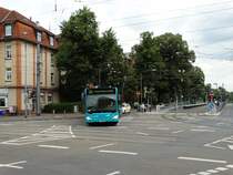 VGF/ICB (In der City Bus) Mercedes Benz Citaro 2 G 421 als SEV auf der Linie U5 am 27.07.16 in Frankfurt am Main
