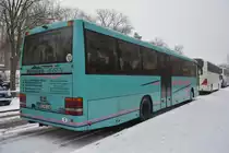 Am 23.01.2016 steht BZ-AU 536 (VanHool T815CL / Neumann-Reisen) an der Jesse-Owens-Allee in Berlin.
