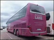 Setra 416 HDH von Busreisen Lang aus Deutschland im Stadthafen Sassnitz am 21.06.2014