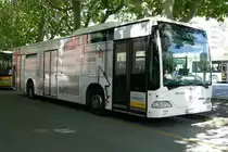 Citaro des Ortsbus Brig-Glis, vor der Post Garage abgestellt am 29.7.16