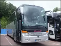 Setra 416 HDH von Brandt aus Deutschland im Stadthafen Sassnitz am 21.06.2014