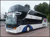 Setra 431 DT von Die Busfahrer Touristik/Stewa aus Deutschland im Stadthafen Sassnitz am 21.06.2014