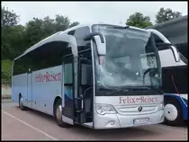 Mercedes Travego von Felix-Reisen aus Deutschland im Stadthafen Sassnitz am 21.06.2014