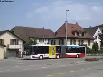 RVBW Nr. 154 ''Häx vo Gebisdorf'' (MAN A23 Lion's City G) am 21.7.2016 in Neuenhof, Kreuzstein