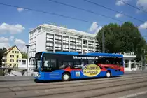 Stadtbus Heilbronn / Heilbronner Hohenloher Haller Nahverkehr GmbH (HNV): Mercedes-Benz Citaro C2 LE der SWH (Stadtwerke Heilbronn GmbH) - Wagen 84, aufgenommen im Juli 2016 im Stadtgebiet von Heilbronn.