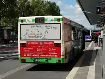 Stadtwerke Aschaffenburg Mercedes Benz O405N Wagen 141 am 01.08.16 am Hauptbahnhof