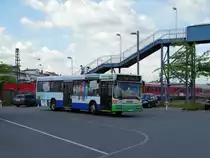 Stadtwerke Aschaffenburg Mercedes Benz O405N Wagen 140 am 01.08.16 am Hauptbahnhof