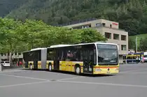 Mercedes Citaro 134, auf der Linie 21, fährt zur Endstation beim Bahnhof Interlaken Ost. Die Aufnahme stammt vom 21.07.2016.
