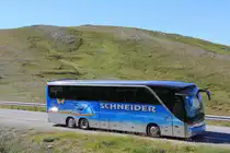 Setra 416 HDH  Starcar  (SO 21950) unterwegs in Richtung Nordkapp, Norwegen, Schneider Reisen und Transport AG, Langendorf, Aufgenommen am 22. Juli 2016