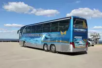 Setra 416 HDH  Starcar  (SO 21950) unterwegs in Saariselkä, Lappland, Finnland, Schneider Reisen und Transport AG, Langendorf, Aufgenommen am 21. Juli 2016